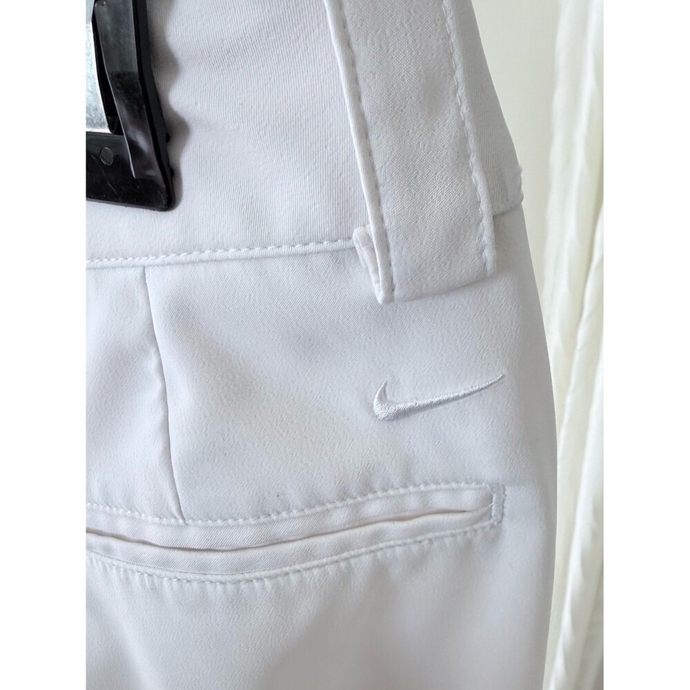 Nike White Dri-FIT Athletic Shorts - Picture 3 of 4